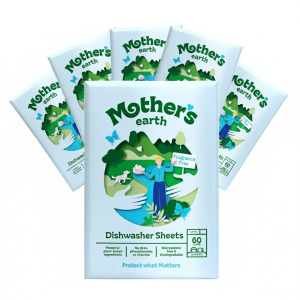 mother's earth ekologiczne listki do zmywarki, bezzapachowe 6 szt.