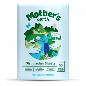 mother's earth ekologiczne listki do zmywarki, bezzapachowe
