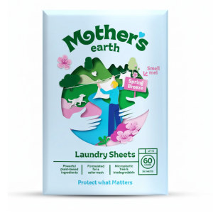 mother's earth – ekologiczne listki do pralki (spring breeze)