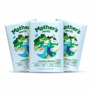 mother's earth ekologiczne listki do pralki (bezzapachowe) 3 szt.